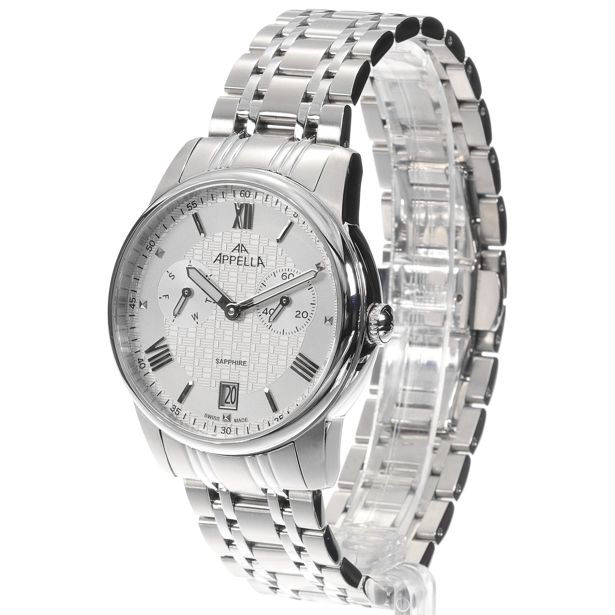 Appella L700085163QF Bransoleta zegarek męski elegancki szafirowe - miniatura 2