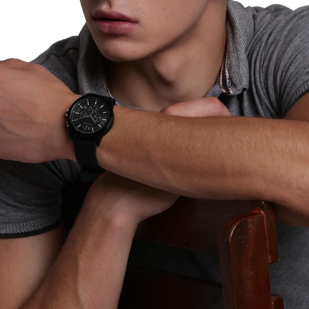 Armani Exchange AX1326 zegarek czarny sportowy Fashion pasek - miniatura 5
