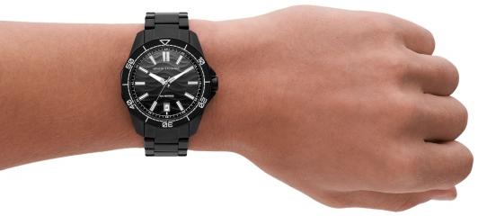 Armani Exchange AX1952 zegarek czarny klasyczny Armani Exchange bransoleta - miniatura 5
