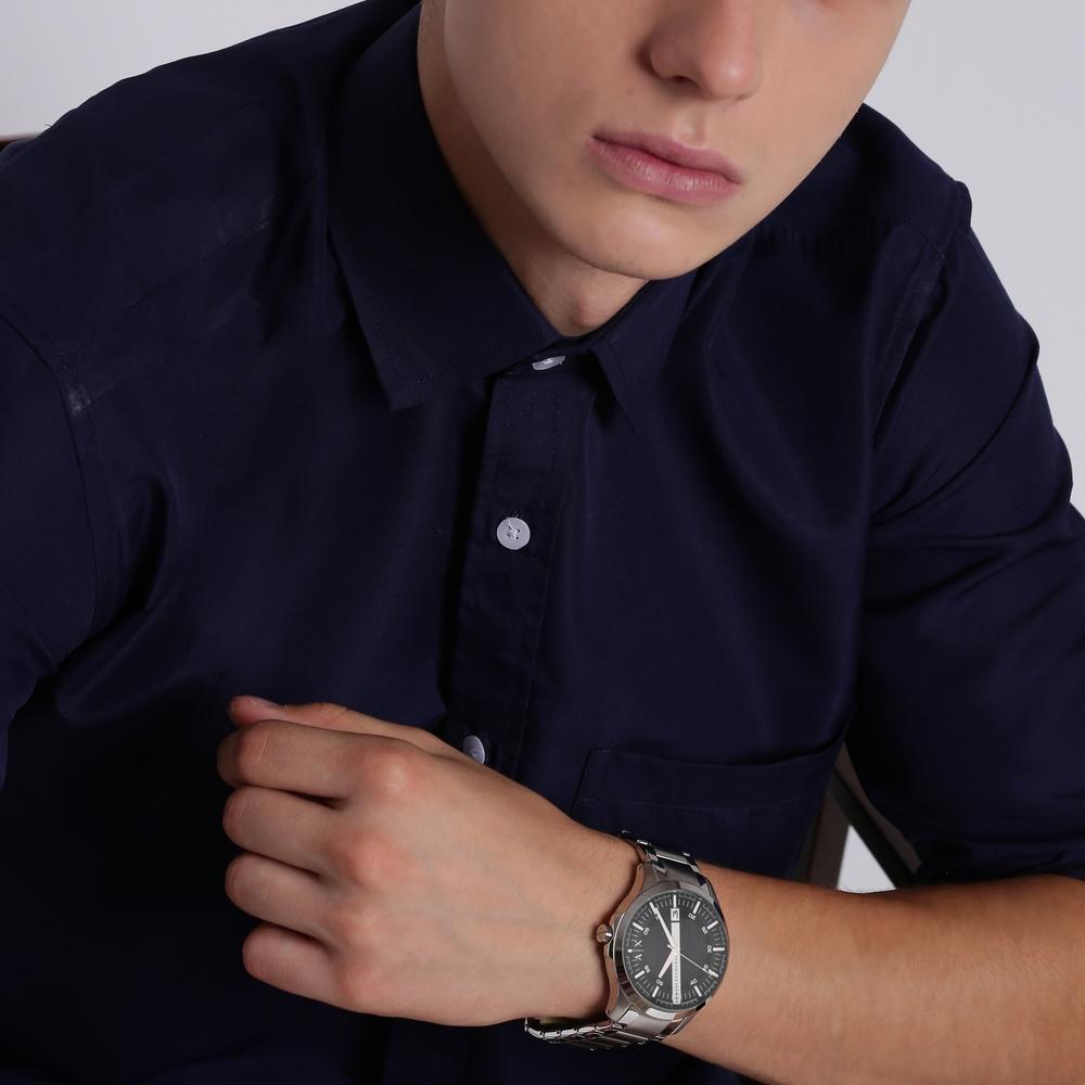 Armani Exchange AX2103 Fashion klasyczny zegarek srebrny - miniatura 6