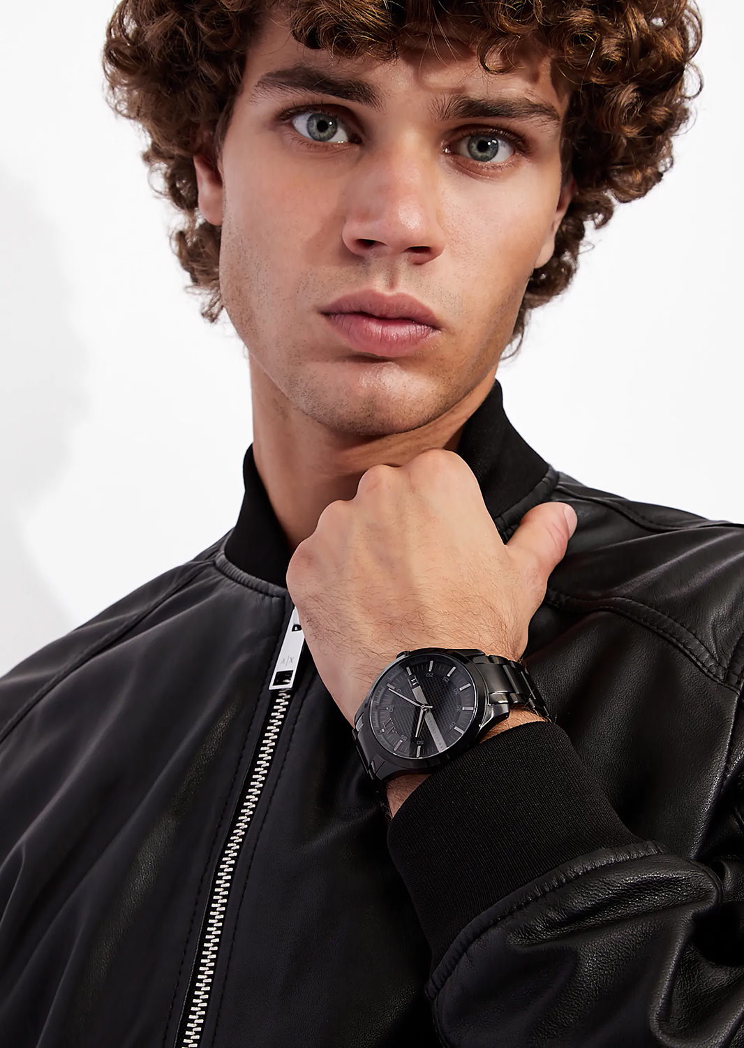 Armani Exchange AX2104 zegarek srebrny klasyczny Fashion bransoleta - miniatura 5