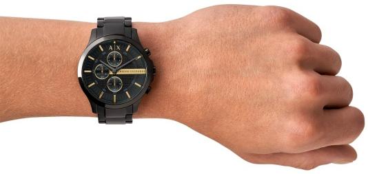 Armani Exchange AX2164 zegarek czarny sportowy Fashion bransoleta - miniatura 5