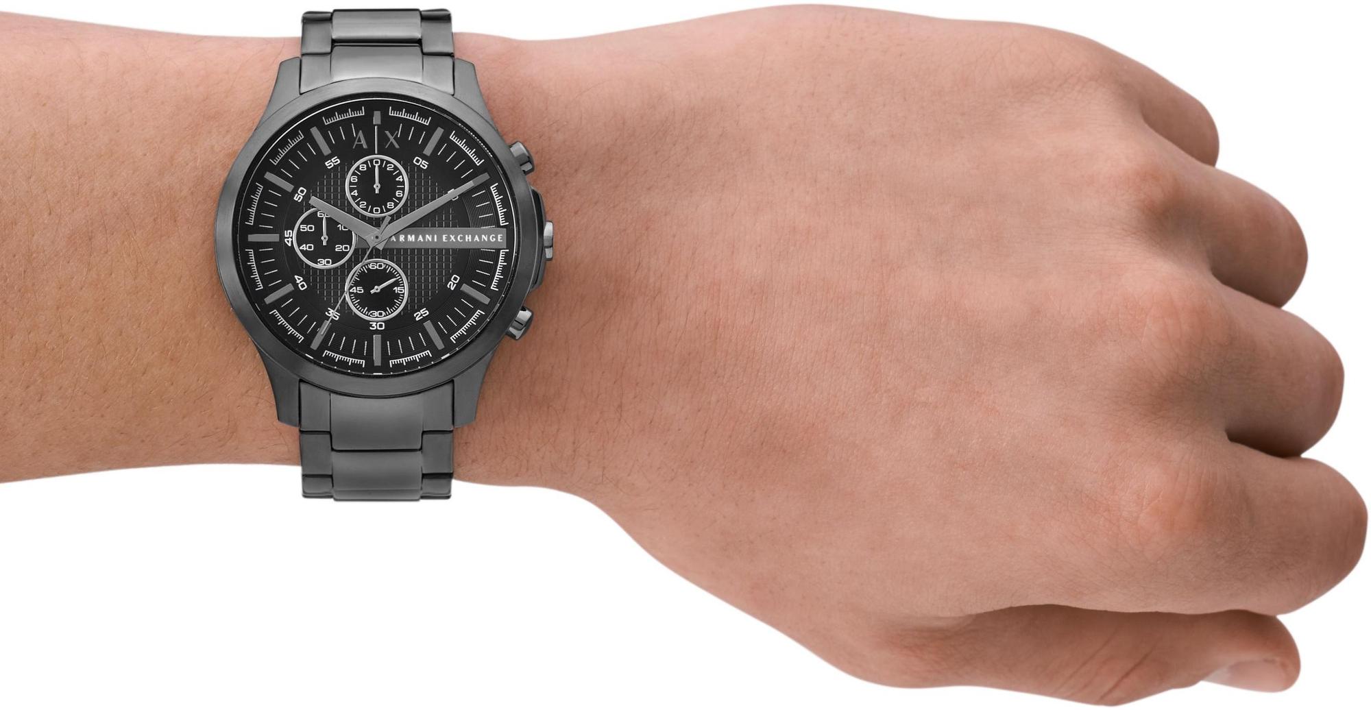 Armani Exchange AX2454 zegarek szary sportowy Fashion bransoleta - miniatura 4