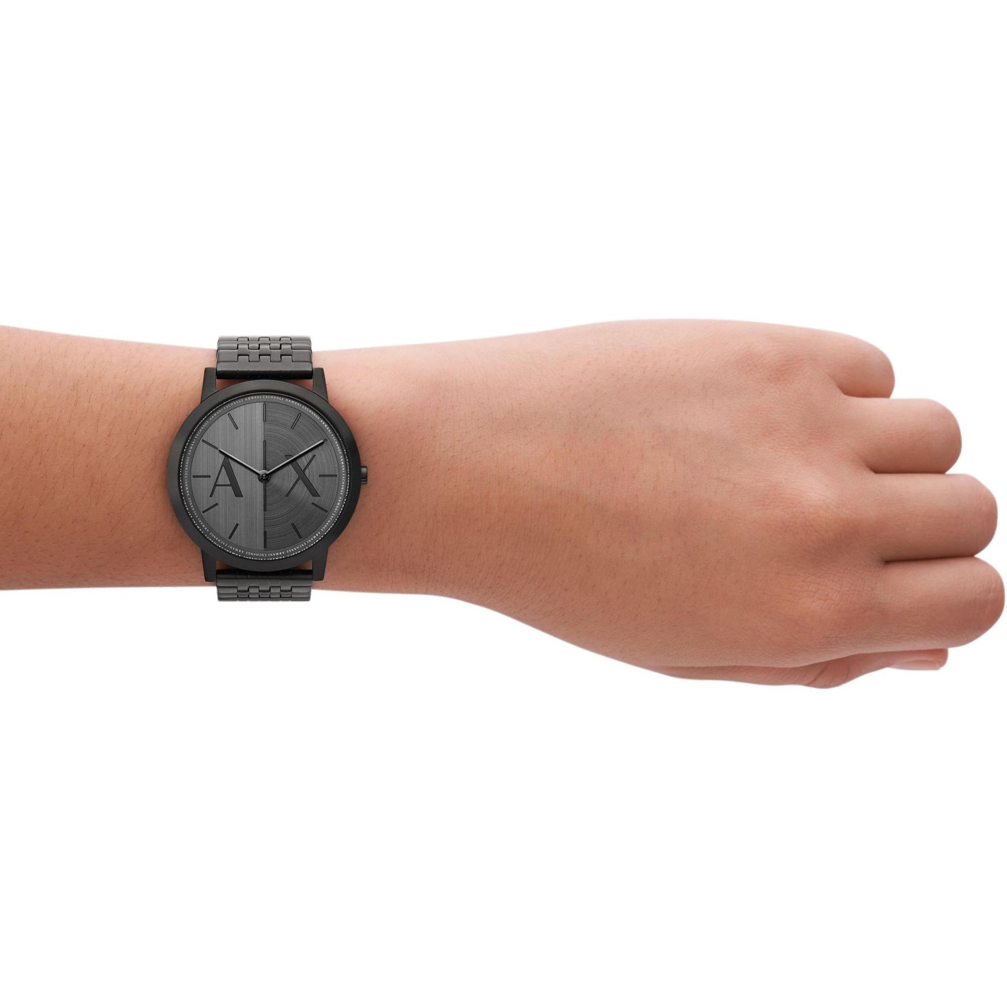 Armani Exchange AX2872 zegarek czarny klasyczny Fashion bransoleta - miniatura 5