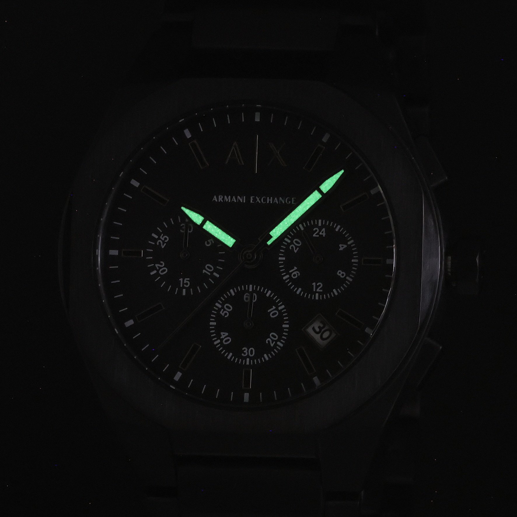 Armani Exchange AX4183 zegarek czarny fashion-modowy Fashion bransoleta - miniatura 5