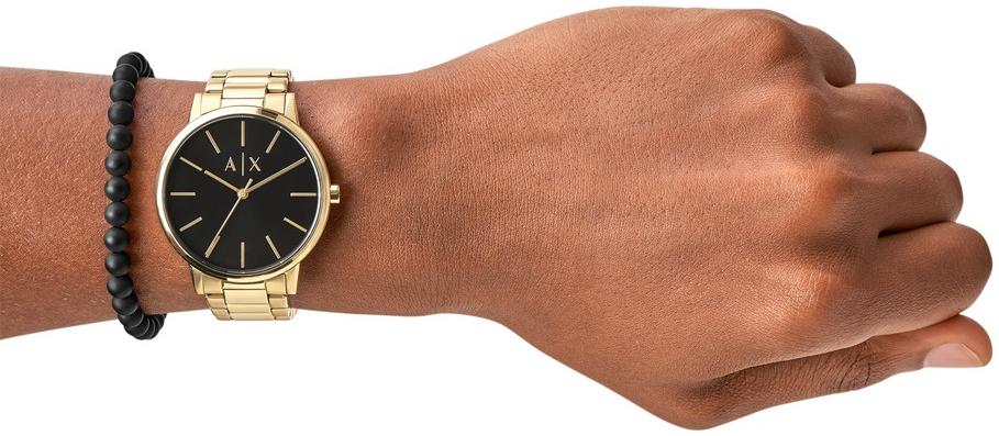 Armani Exchange AX7119 Cayde Fashion klasyczny zegarek złoty - miniatura 6