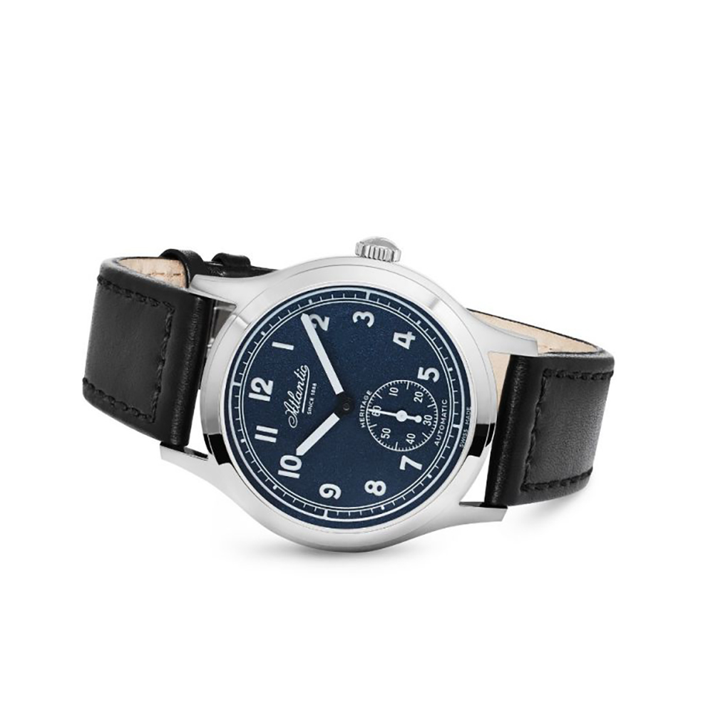 Atlantic 53760.41.53 zegarek srebrny klasyczny Męskie pasek - miniatura 5