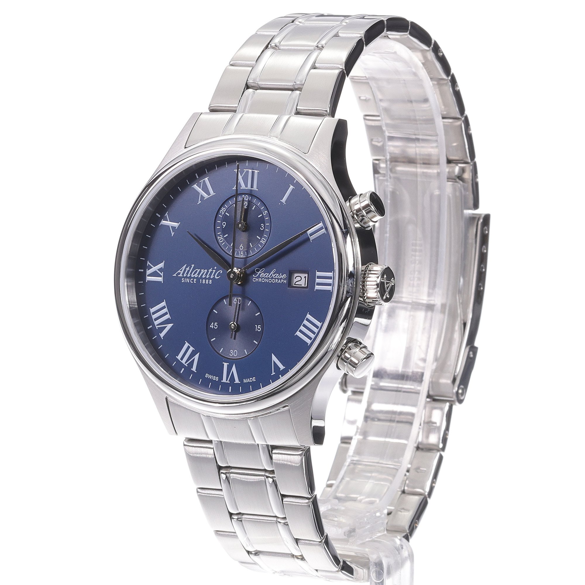 Atlantic 644574158 Seabase Chronograph NM zegarek klasyczny Seabase - miniatura 2
