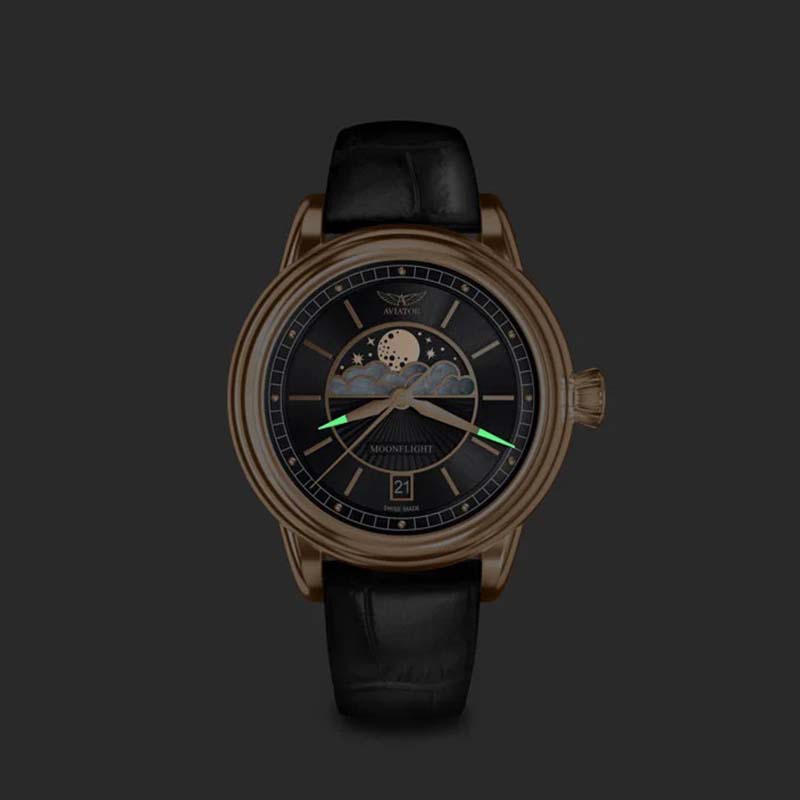 Aviator V.1.33.2.253.4GM zegarek damski Douglas Moonflight - miniatura 4