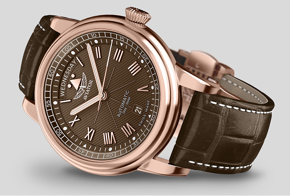 Aviator V.3.35.2.280.4 zegarek męski Douglas - miniatura 3