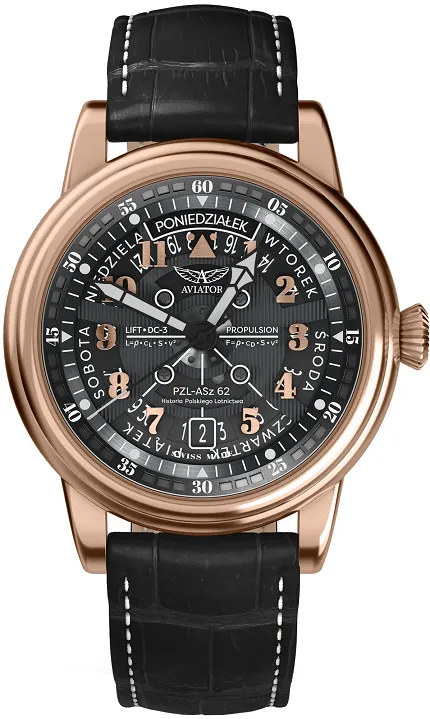 Aviator V.3.36.2.294.4 PL Douglas Douglas Polish Edition Day-Date Meca 41 - zdjęcie 1