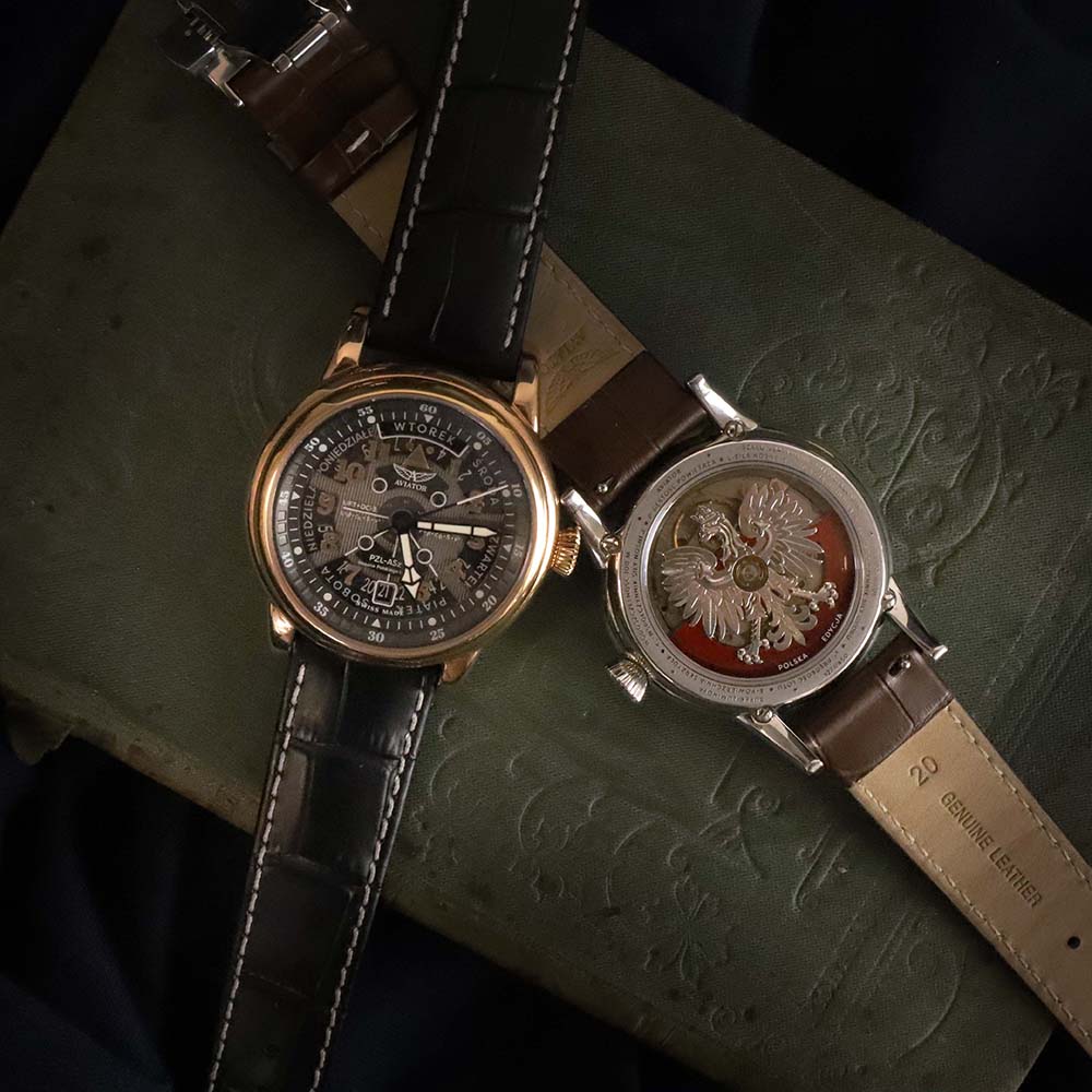 Douglas Polish Edition Day-Date Meca 41 Aviator V.3.36.2.294.4 PL - hover