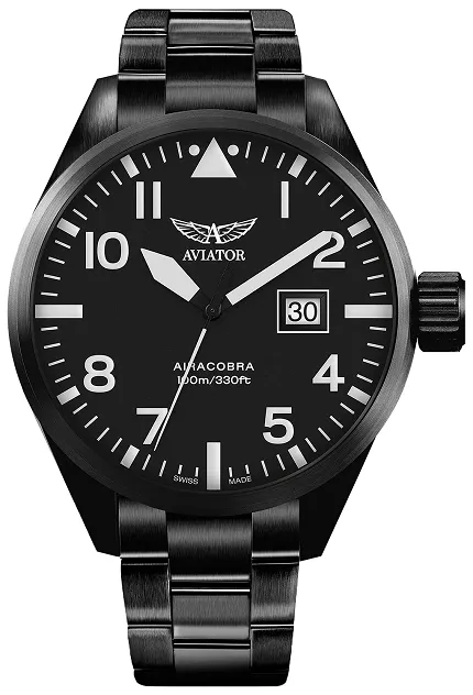 Aviator V12251485 Airacobra AIRACOBRA P42 BIG DATE Quartz - zdjęcie 1