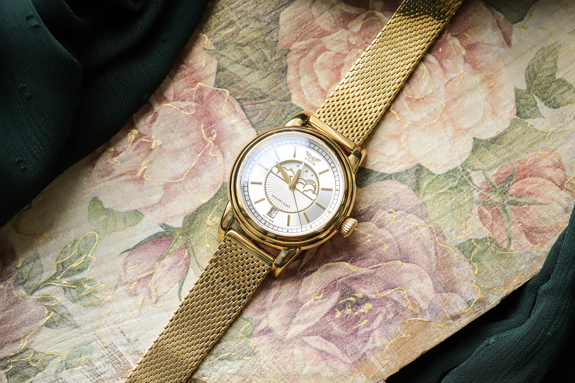 Aviator V13313435 zegarek damski Douglas Moonflight - miniatura 4
