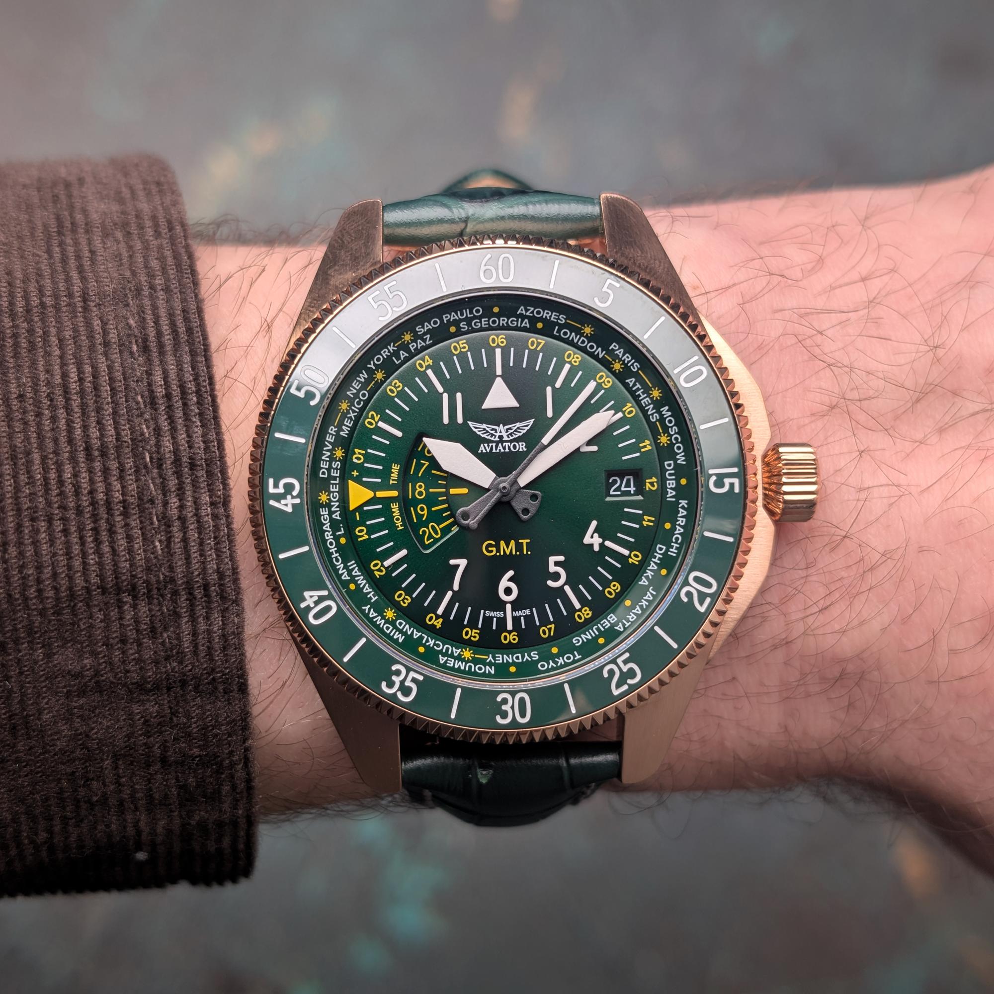 Aviator V13723094 zegarek męski Airacobra - miniatura 6