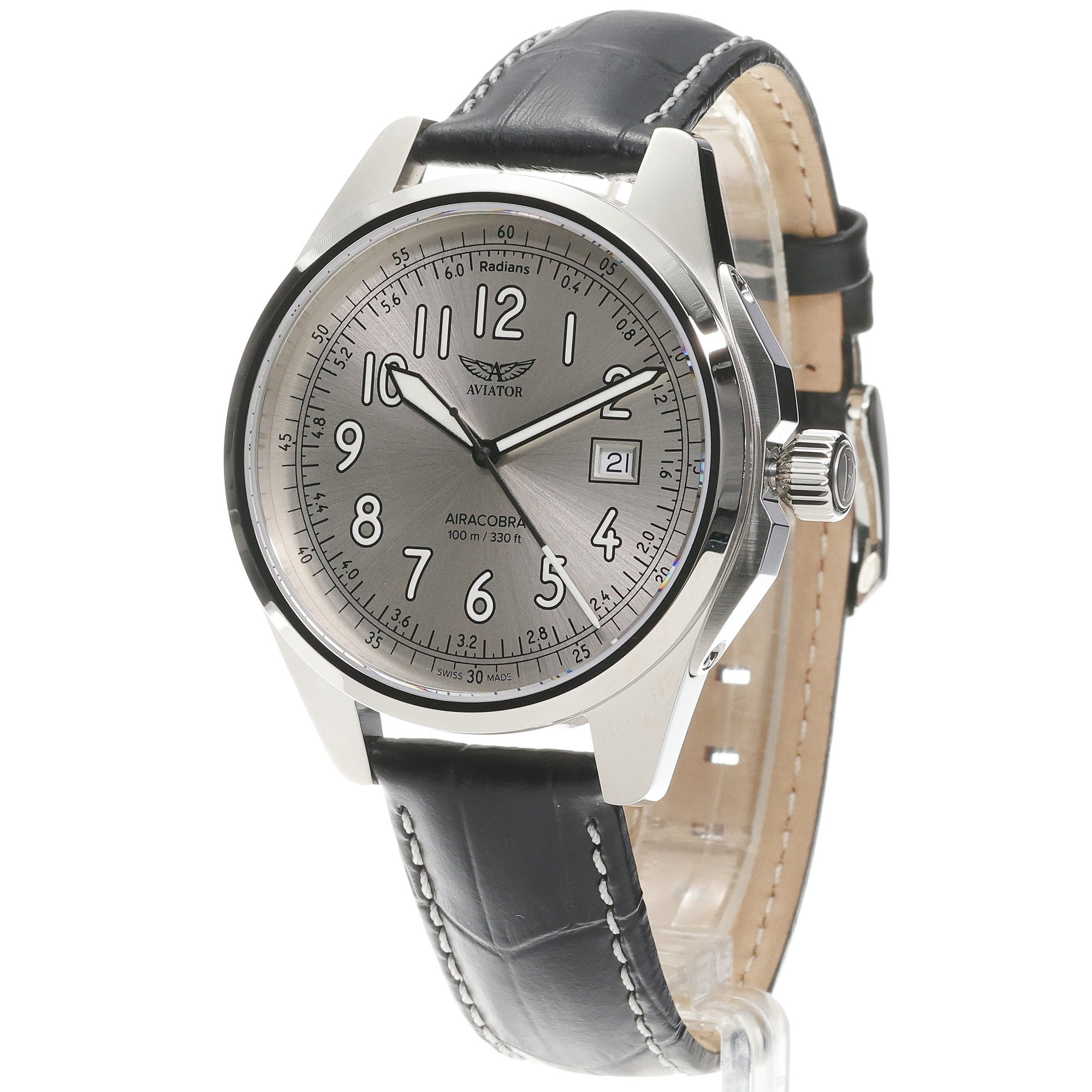 Aviator V13803274 AIRACOBRA 43 TYPE B zegarek klasyczny Airacobra - miniatura 2
