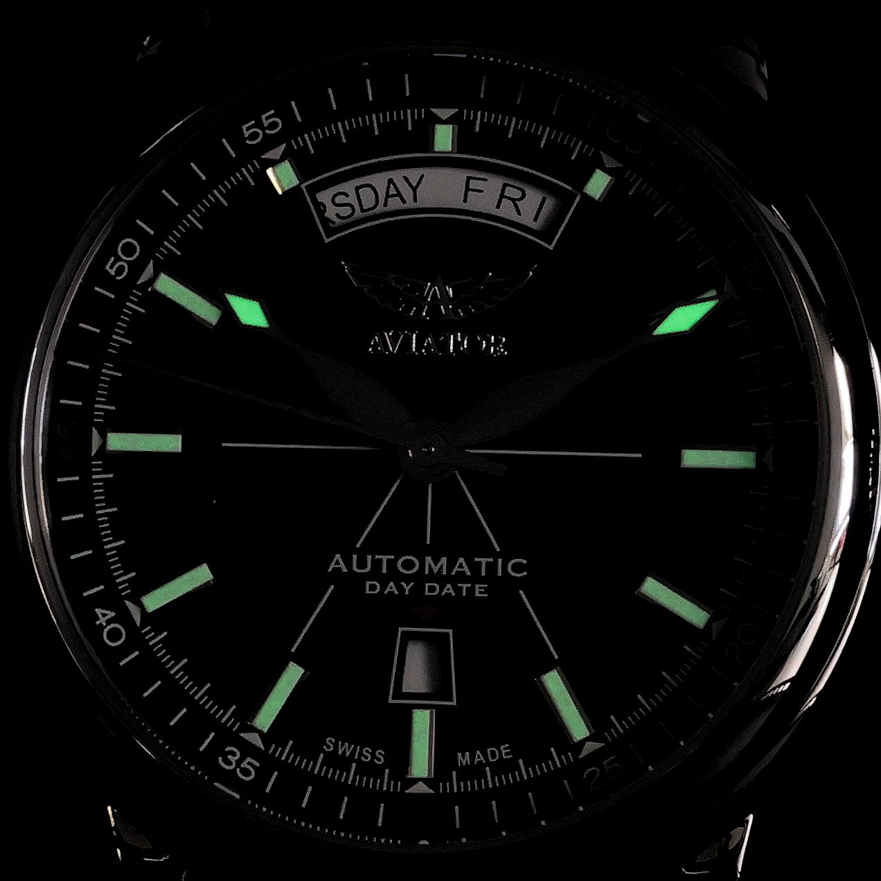 Aviator V32001424 zegarek męski Douglas srebrny - miniatura 5