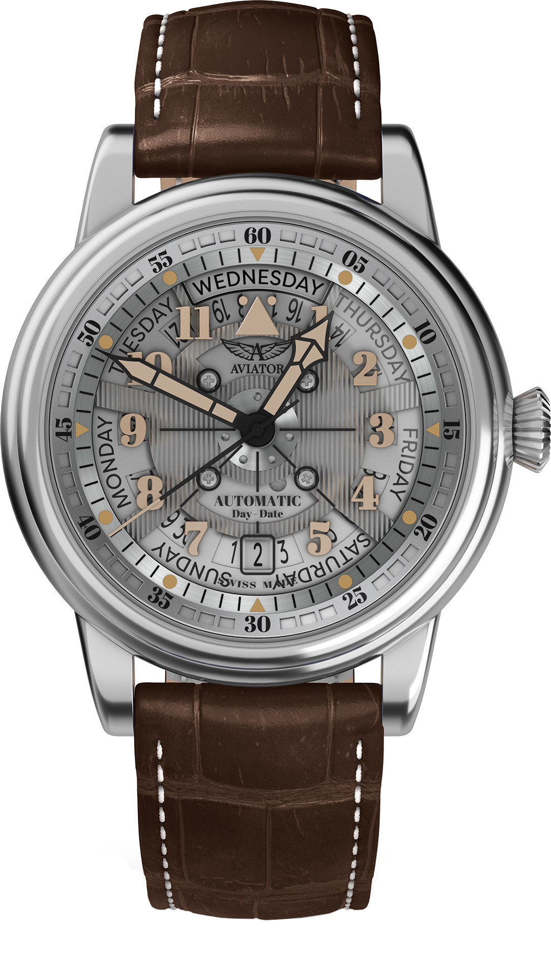 Aviator V33602864 Douglas Douglas Day-Date Meca 41 - miniatura 1