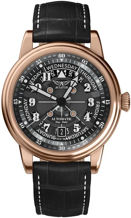 Aviator V33622854 Douglas Douglas Day-Date Meca 41 - zdjęcie 1
