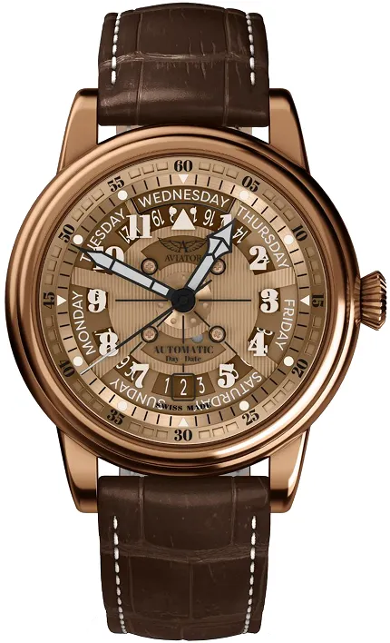 Aviator V33682904 Douglas Douglas Day-Date Meca 41 - zdjęcie 1