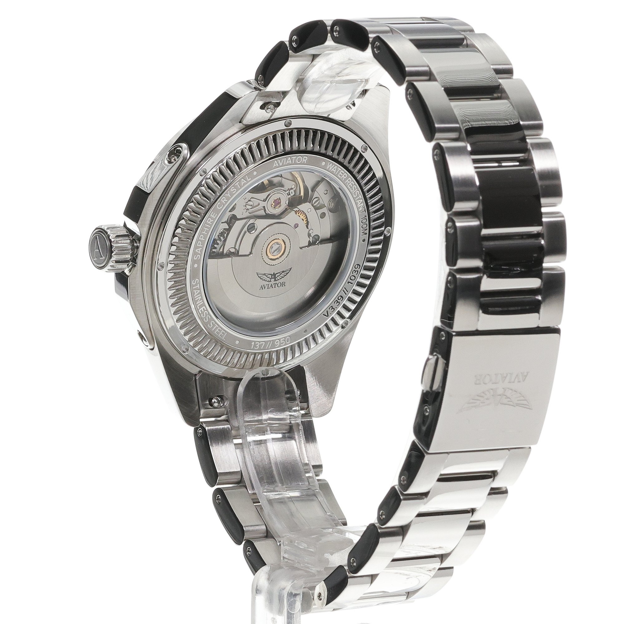 Aviator V33903335 męski zegarek Airacobra bransoleta