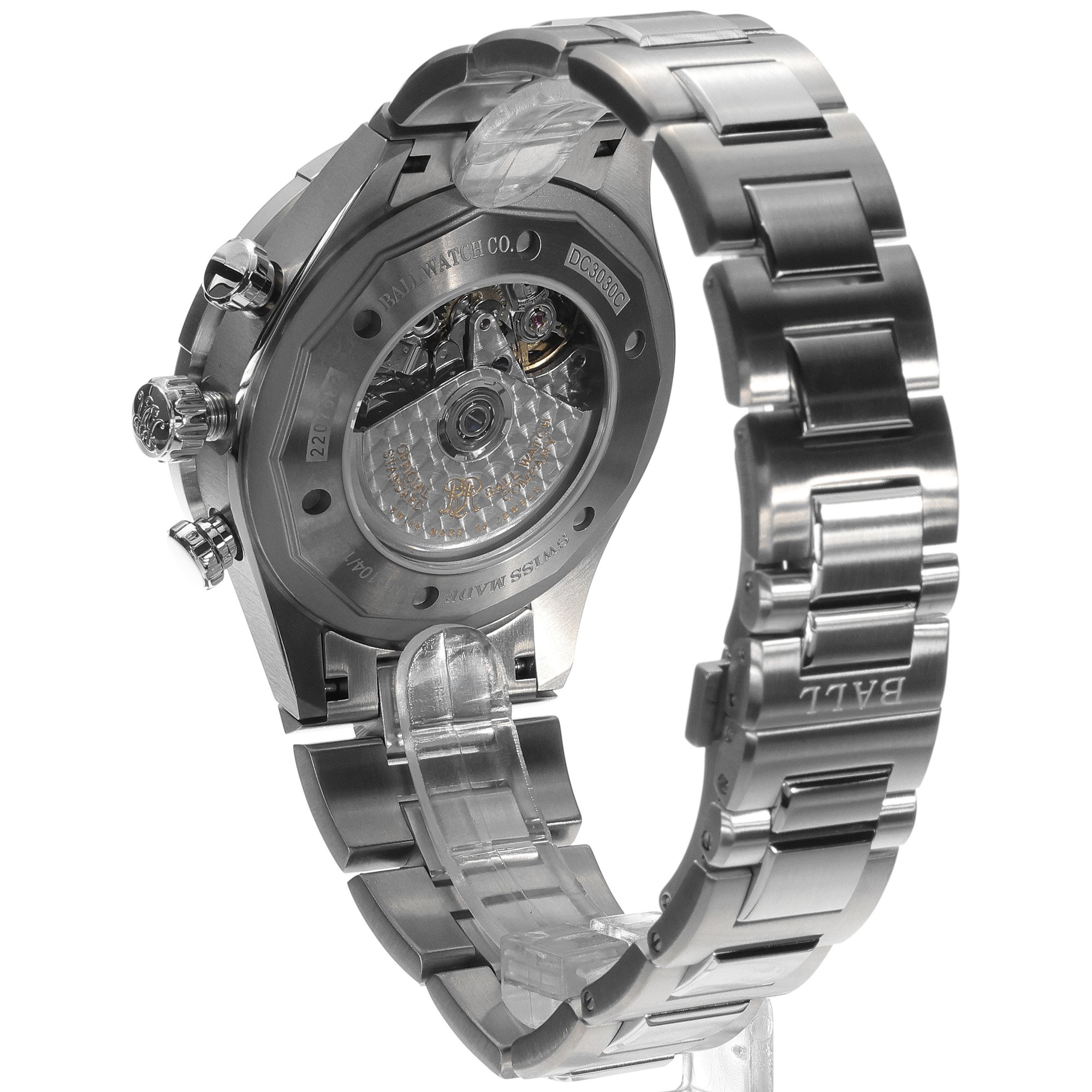 Ball DC3030C-S-BE Roadmaster Rescue Chronograph 41mm zegarek klasyczny Roadmaster - miniatura 4