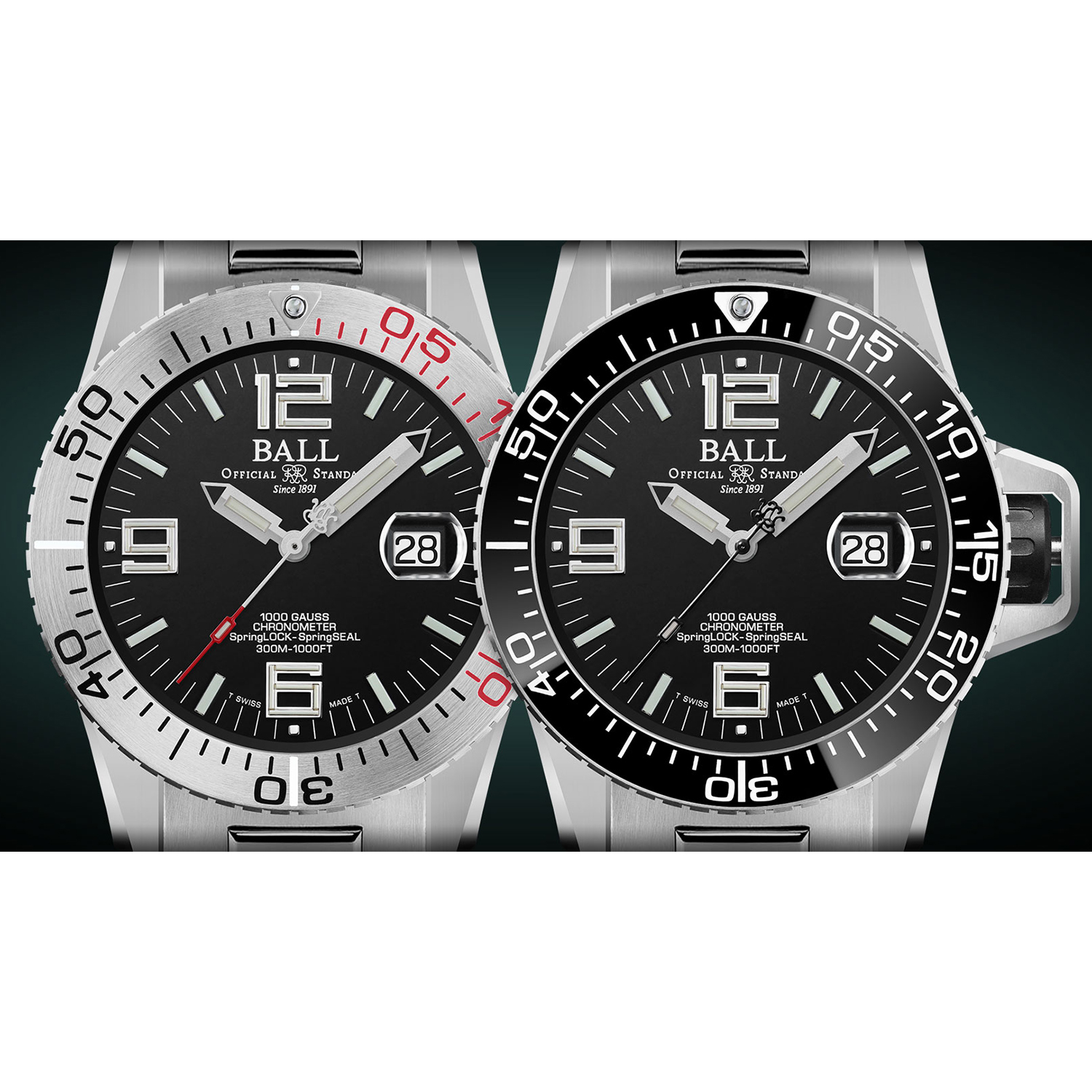 Ball DM3200A-S2C-BK Engineer Hydrocarbon Engineer Hydrocarbon EOD zegarek męski elegancki szafirowe - miniatura 5