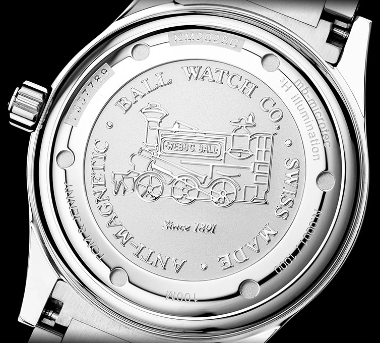 Ball NM2282C-S1C-BE zegarek srebrny klasyczny Engineer II bransoleta - miniatura 5