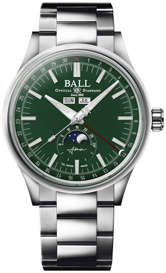Ball NM3016C-S1J-GR Engineer II Engineer II Moon Calendar 40mm - miniatura 1