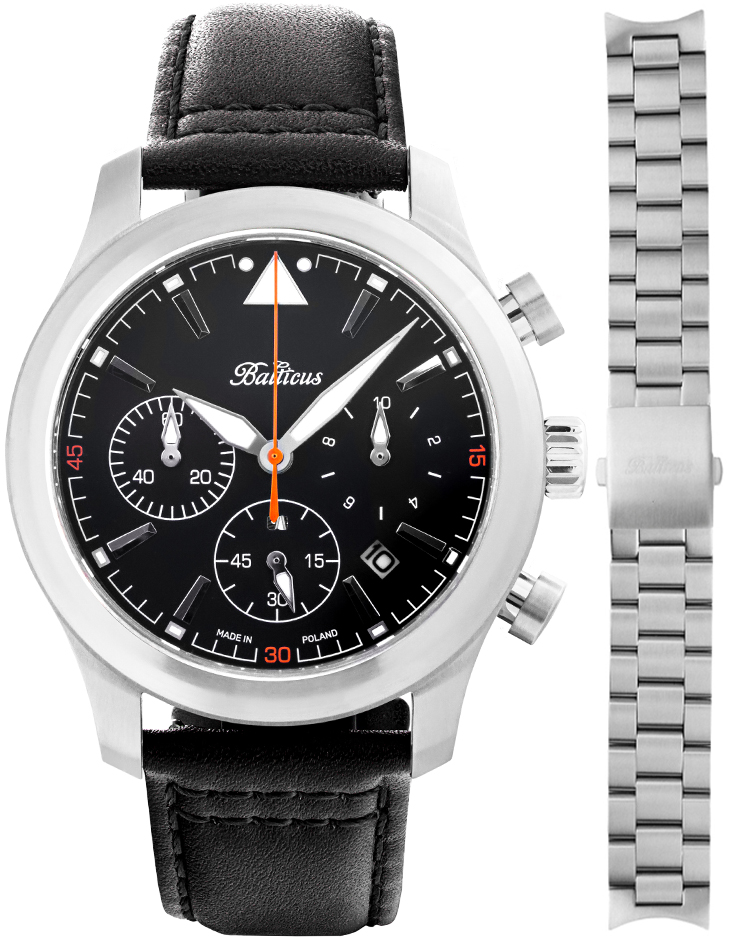 Flying Seal 44mm Czarny Limited Edition 50szt Balticus BALFSQCHBLA-P 