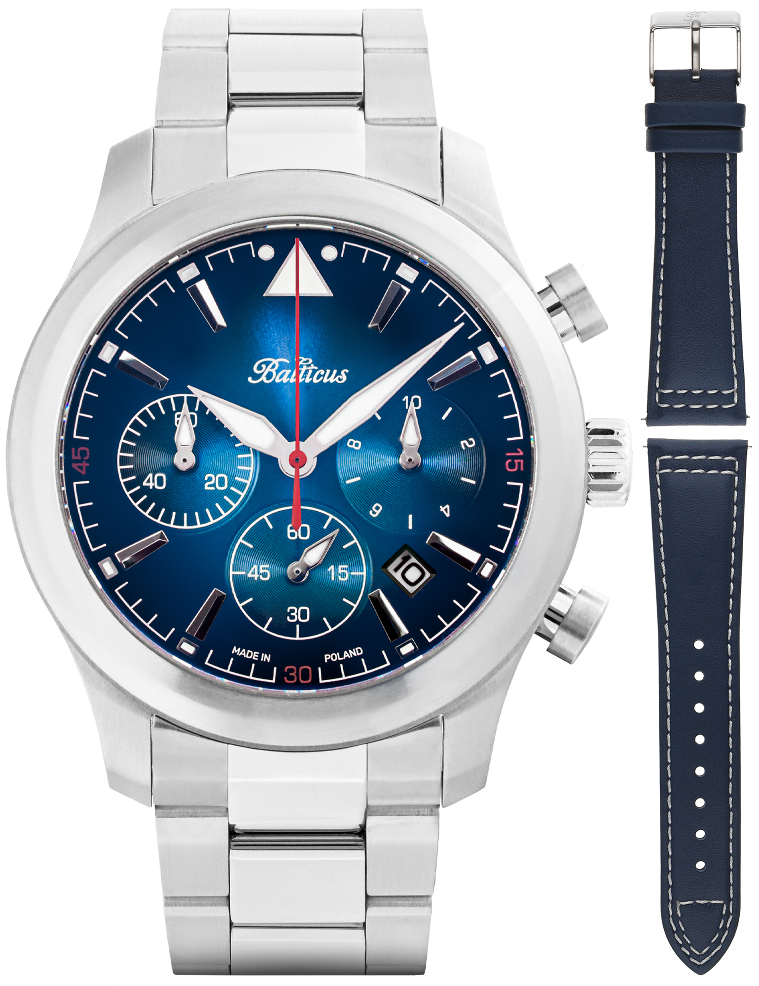 Flying Seal 44mm Niebieski Limited Edition 80szt Balticus BALFSQCHBLU 