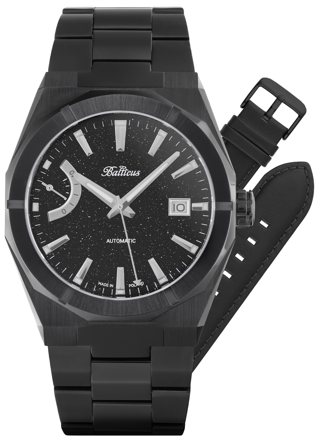 Balticus BALSDBPRBA Gwiezdny Pył Gwiezdny Pył 40mm Czarny Power Reserve Automatic - miniatura 1