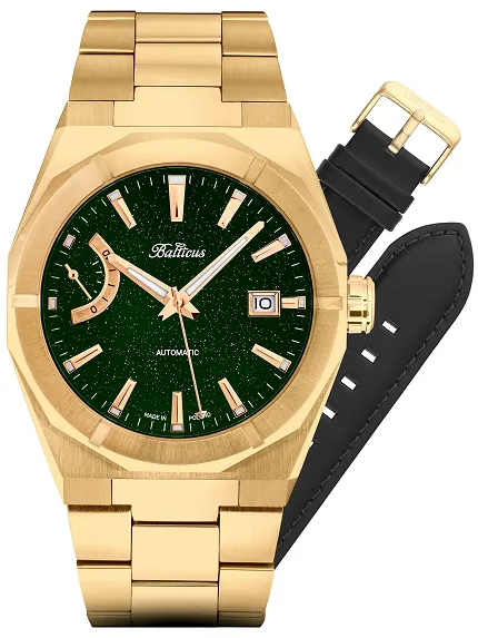 Balticus BALSDGPRGA Gwiezdny Pył Gwiezdny Pył 40mm Zielony Power Reserve Automatic - zdjęcie 1