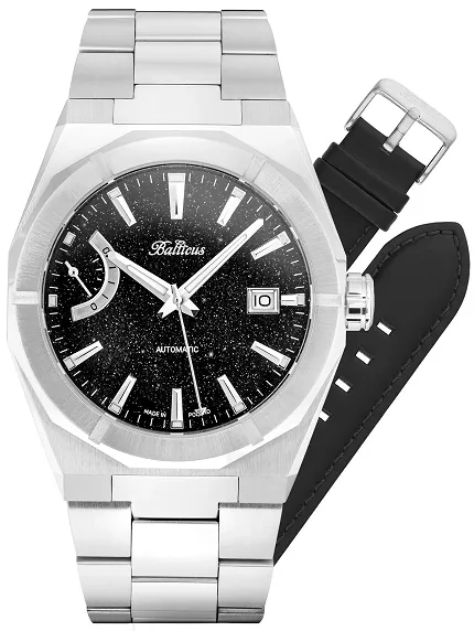 Balticus BALSDSPRBA Gwiezdny Pył Gwiezdny Pył 40mm Czarny Power Reserve Automatic - zdjęcie 1