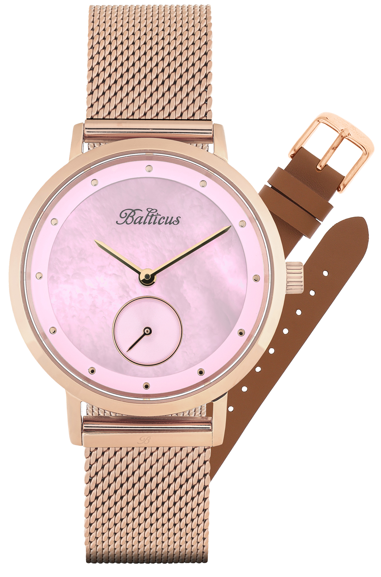 New Sky Rose Gold Pink Pearl - dodatkowy pasek Balticus BLT-BALNSRP 