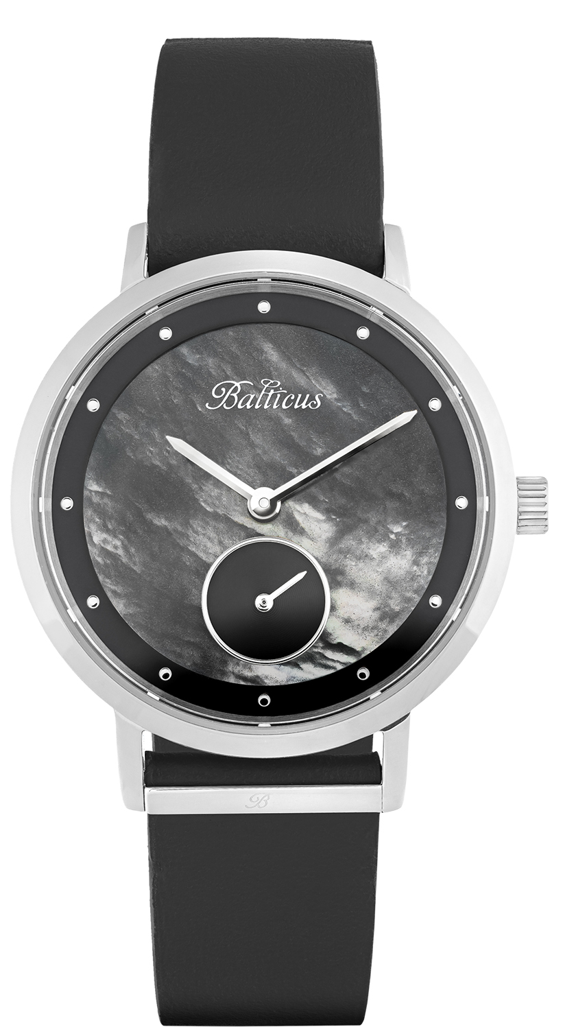 Balticus BLT-BALNSSB Sky New Sky Silver Black Pearl zegarek damski klasyczny szafirowe - miniatura 2