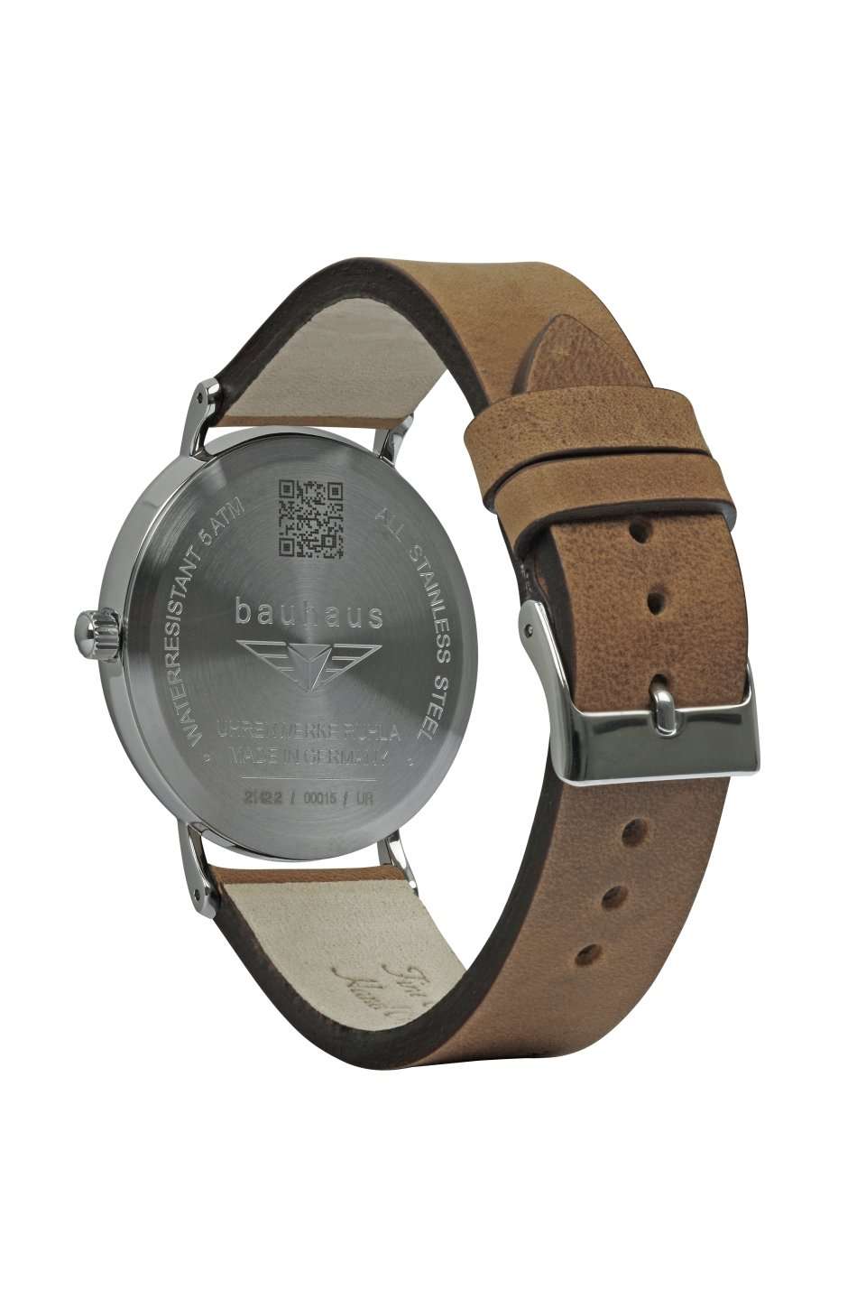 Bauhaus BA-2142-2 zegarek srebrny klasyczny Quartz pasek - miniatura 2