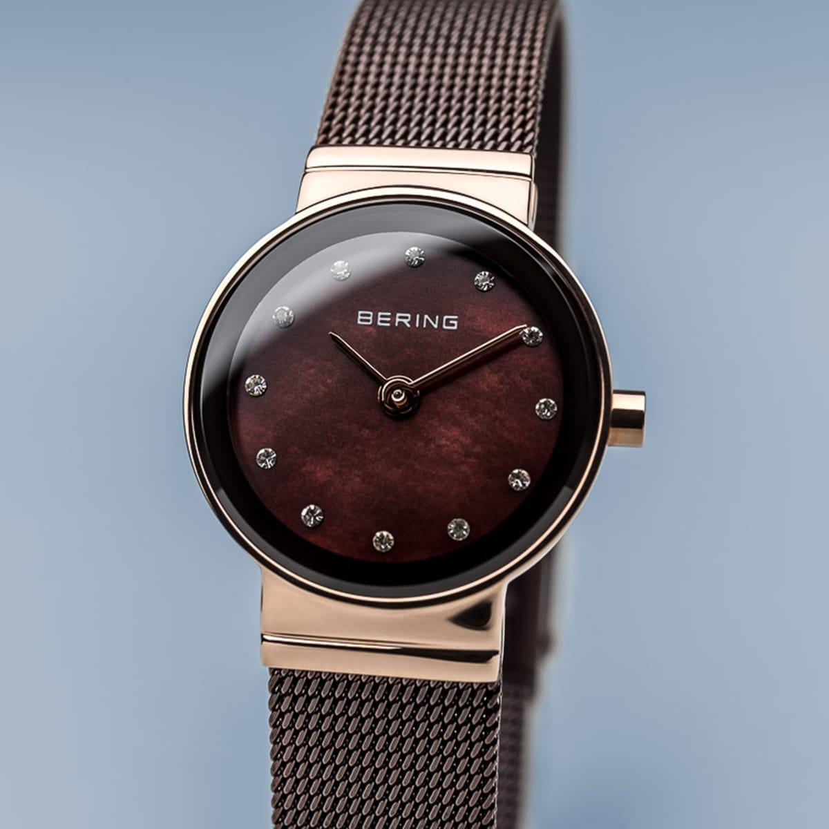 Bering 10122-265 zegarek różowe złoto klasyczny Classic bransoleta - miniatura 5