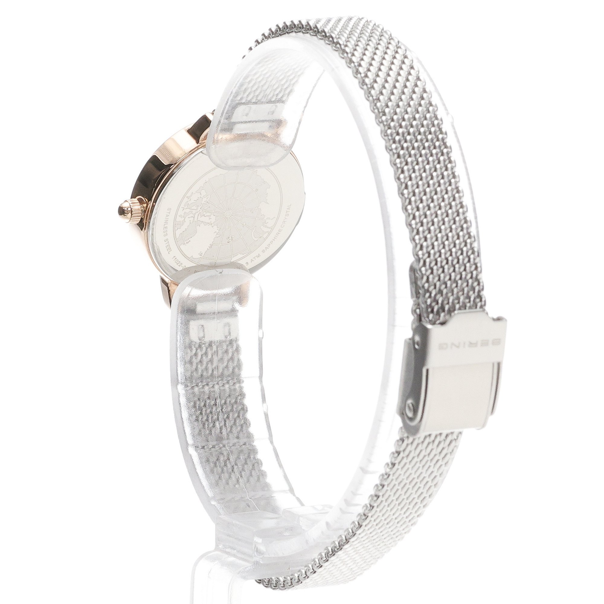 Bering 11022-064-LOVELY-2-GWP zegarek damski Classic różowe złoto - miniatura 4