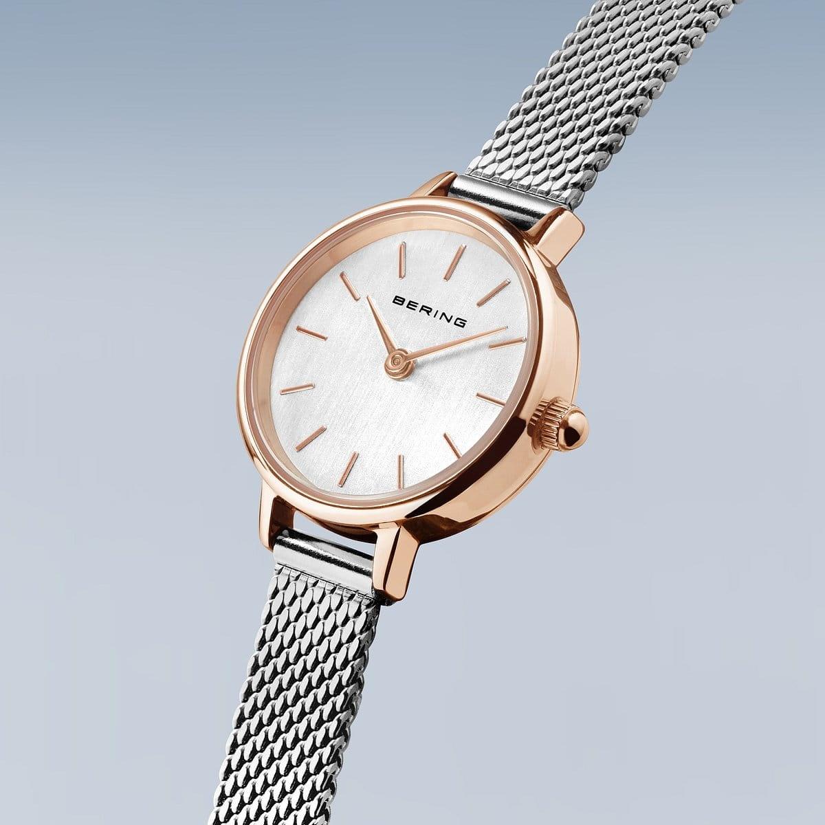 Bering 11022-064 zegarek różowe złoto klasyczny Classic bransoleta - miniatura 6