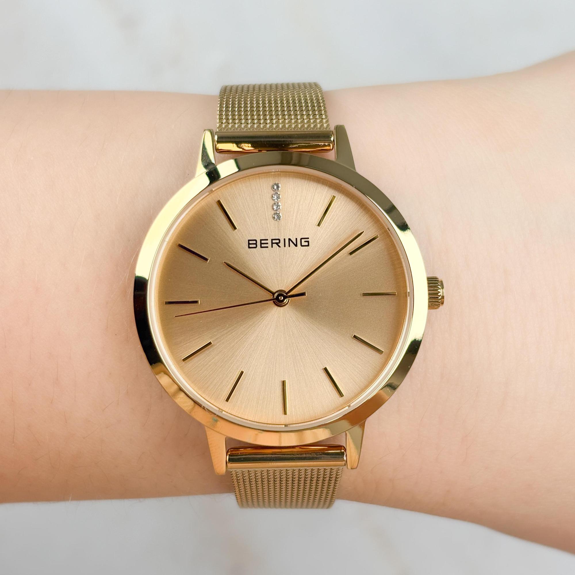 Bering 13434-333 zegarek złoty klasyczny Classic bransoleta - miniatura 5