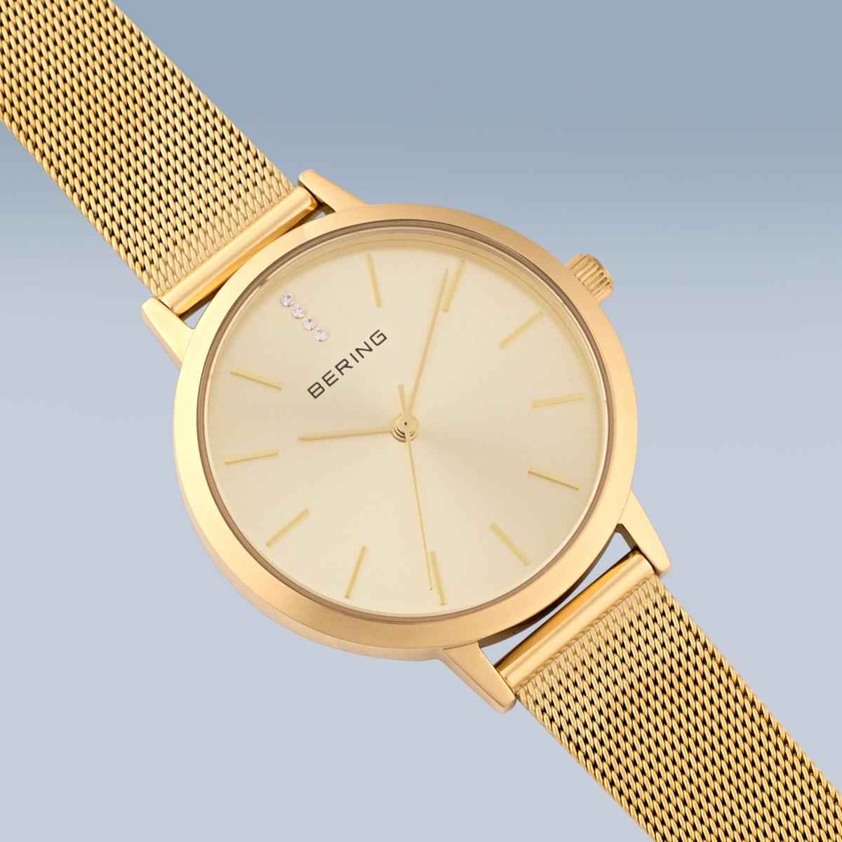 Bering 13434-333 zegarek złoty klasyczny Classic bransoleta - miniatura 8