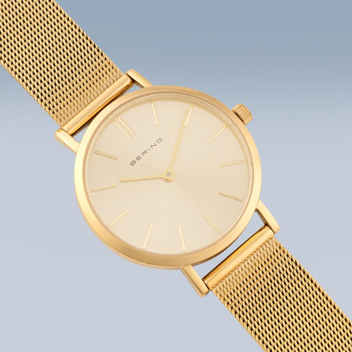 Bering 14129-333 zegarek złoty klasyczny Classic bransoleta - miniatura 8