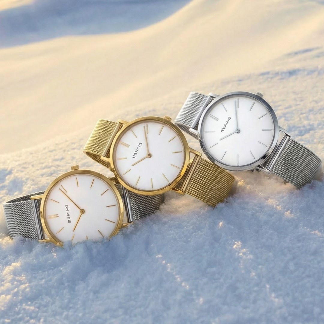 Bering 14134-014 zegarek złoty klasyczny Classic bransoleta - miniatura 4