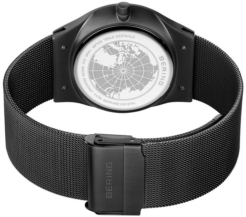 Bering 14440-227 Solar klasyczny zegarek czarny - miniatura 9
