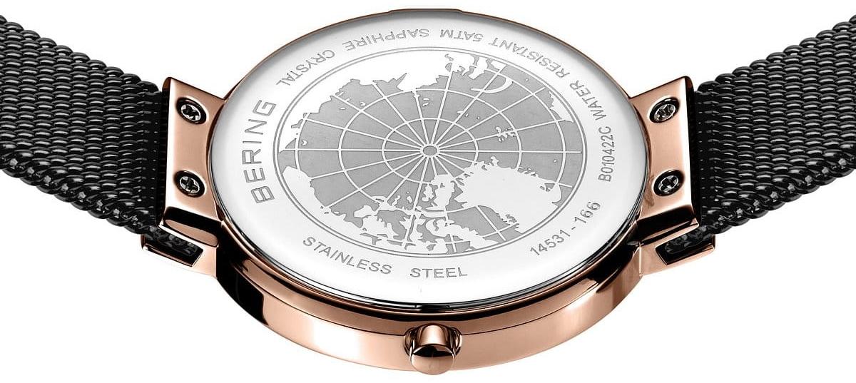 Bering 14531-166 Classic fashion-modowy zegarek różowe złoto - miniatura 7