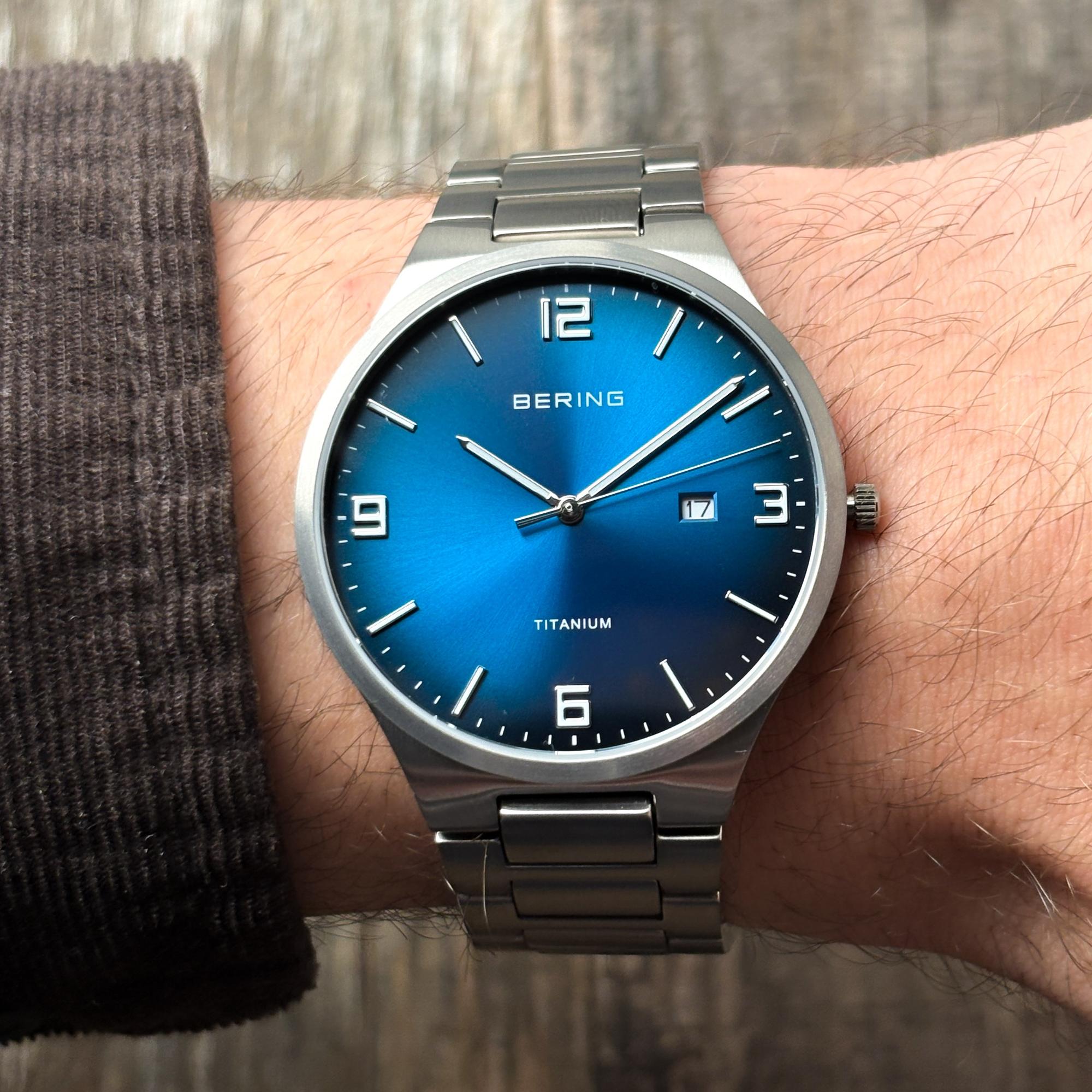 Bering 15240-777 zegarek męski Titanium szary - miniatura 12