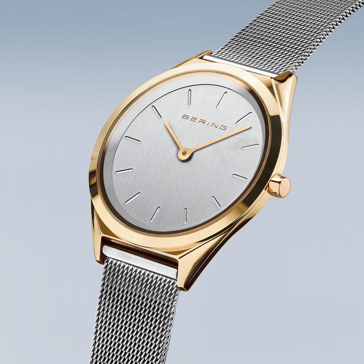 Bering 17031-010 zegarek złoty klasyczny Ultra Slim bransoleta - miniatura 3
