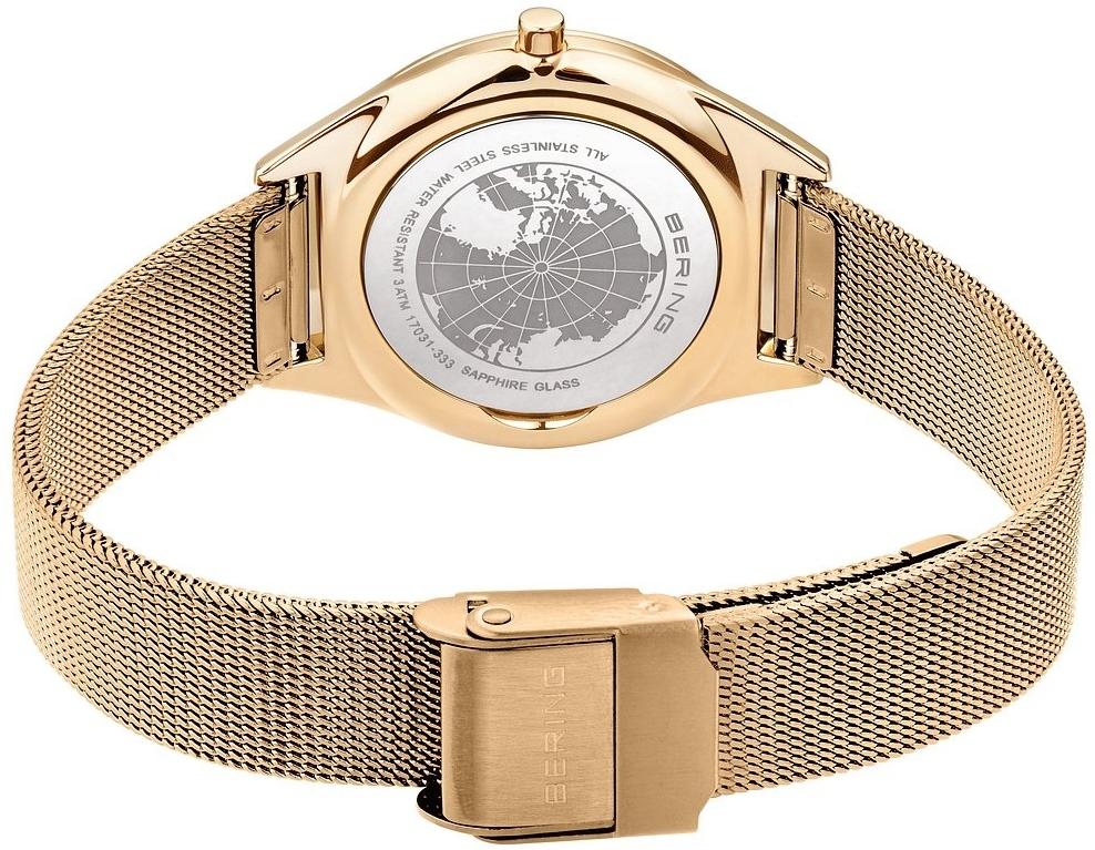 Bering 17031-333 Ultra Slim klasyczny zegarek złoty - miniatura 9