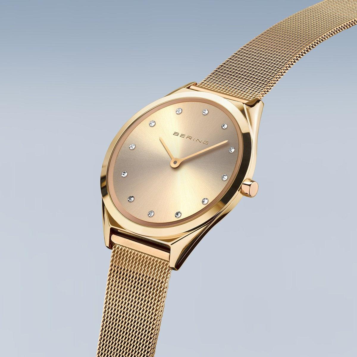Bering 17031-333 zegarek złoty klasyczny Ultra Slim bransoleta - miniatura 5
